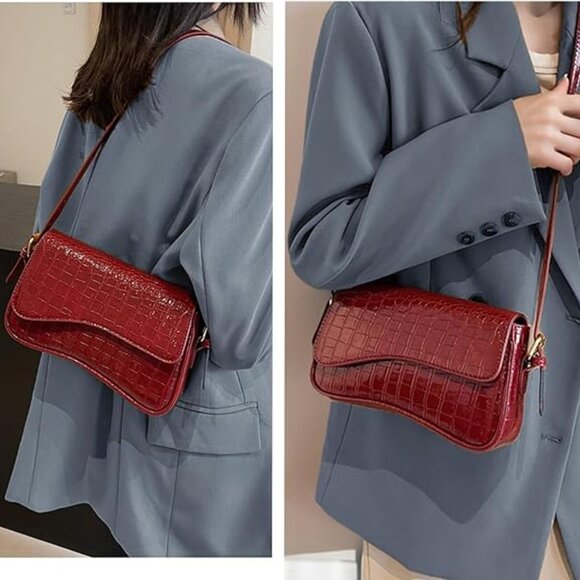 Shoulder Bag for women,Waterproof PU Clutch Purses Handbag - Picture 5 of 6